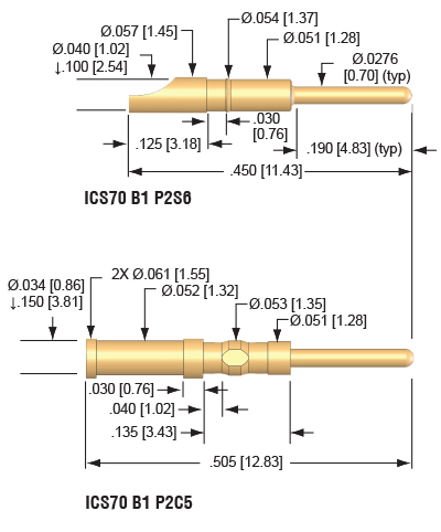 ICS70 Pins