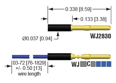 X39-25 Wire Jacks for loaded board testing